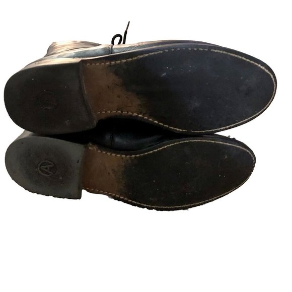 Circle A Paddock Boots Womens 5 1/2 M Black Leather Riding Equestrian - Picture 9 of 15